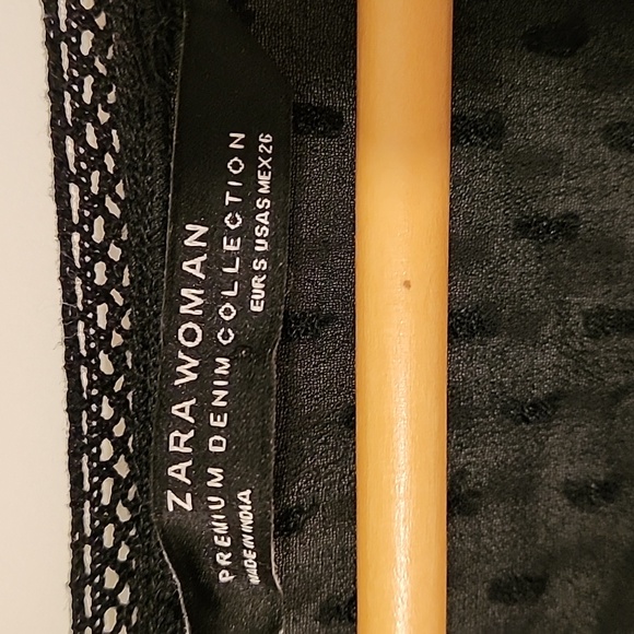 Zara Bell Sleeve Gothic Sheer Blouse - Picture 6 of 7